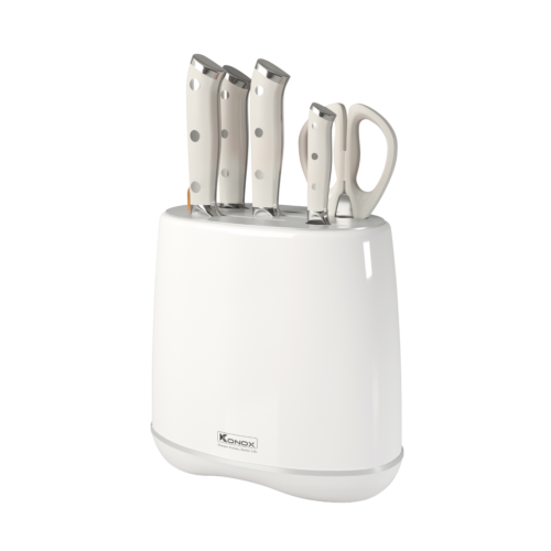 Bộ dao làm bếp 5 món cao cấp Konox Haper Grey